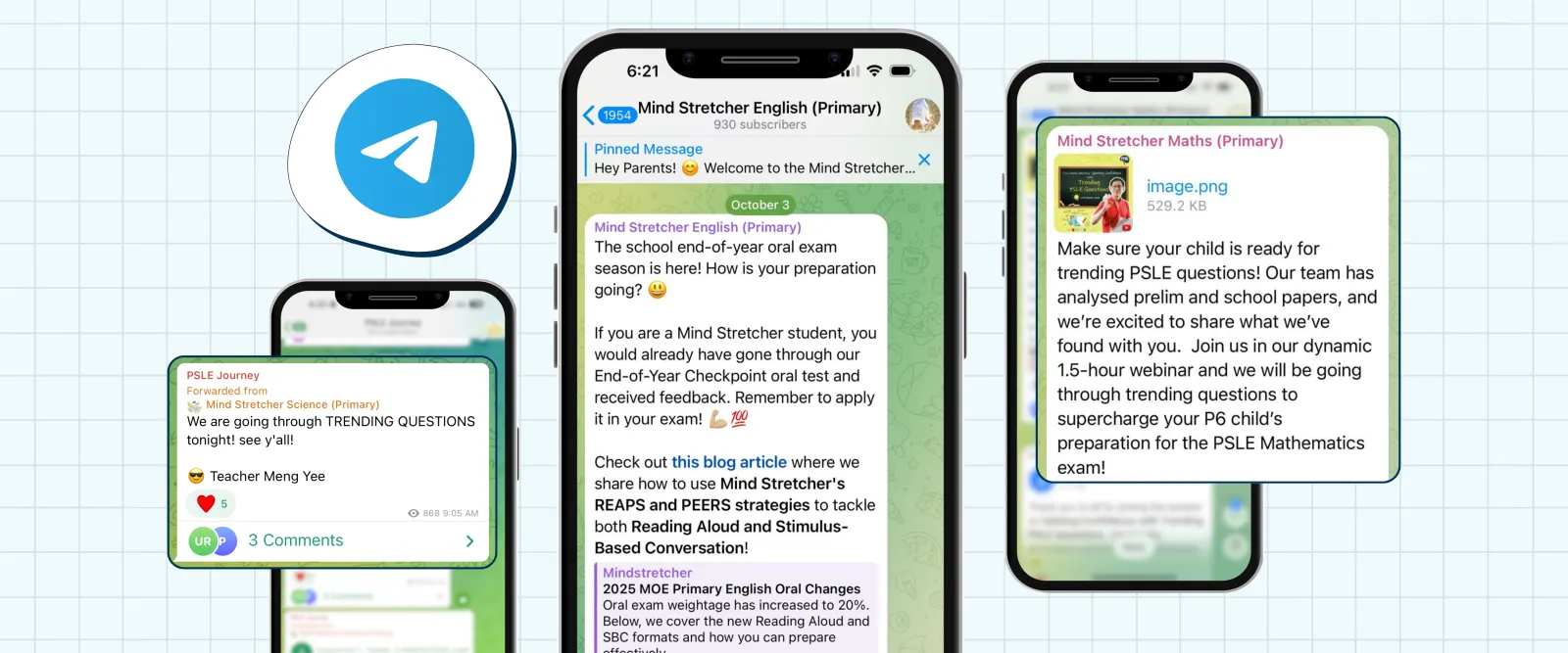 Subject-Expert Telegram Communities