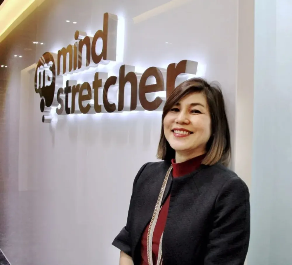 Kristie Lim, Founder and Principal of Mind Stretcher, at a Mind Stretcher centre